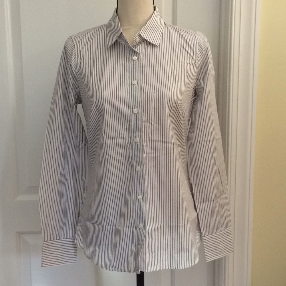 J. Crew Haberdashery Striped Button Down